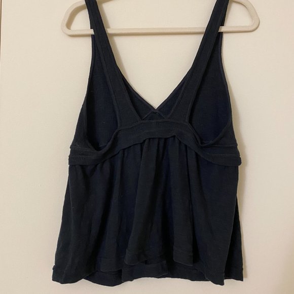 Free People Black Tank Top - Size Small - Picture 3 of 3